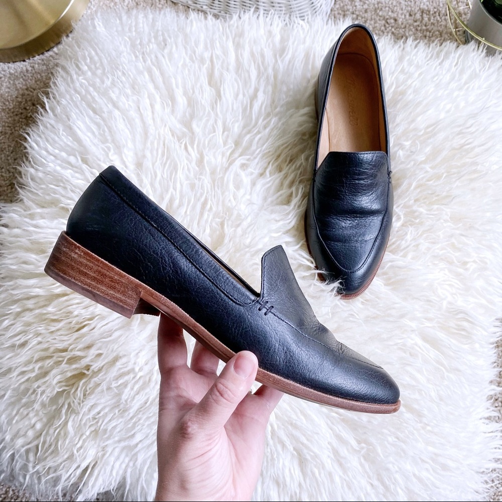 Madewell Frances Black Leather Loafer 6